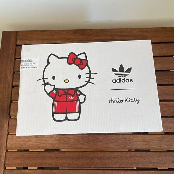 Adidas Forum Low Hello Kitty Polka Dot Women Size 8(GW7167)box slightly crushed - Picture 12 of 14